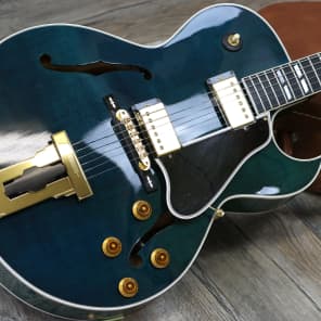 One of a Kind! Gibson L-4 CES Master Model Custom Shop 1997 Turqoise + OHSC! image 2