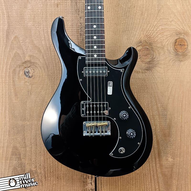 Paul Reed Smith PRS S2 Vela Electric Guitar Black w/ Gig Bag image 1