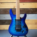 Free Shipping - Ibanez S Series S670QM Solidbody - Sapphire Blue - Factory Second