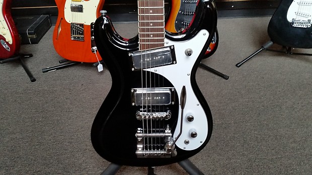 Jay Turser J-Tone JTMOSBK Mossman Electric Guitar Black image 1