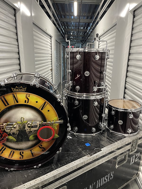 Frank Ferrer's Guns 'n' Roses DW 2017 - Red Sparkle Lacquer Complete Set! 24,13,16,18 image 1