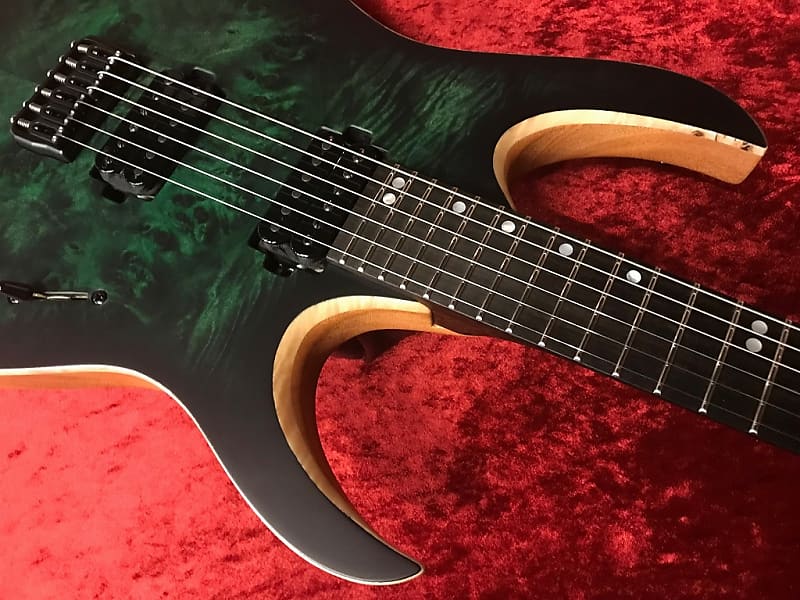 Mayones Duvell Elite 6 -Trans Dirty Green Burst Satin- [GSB019] 2022