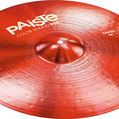 Paiste Color Sound 900 Series 18" Red Crash Cymbal image 2