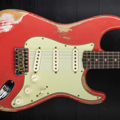 Fender Custom Shop '60 Stratocaster RW - Fiesta Red Heavy Relic image 18