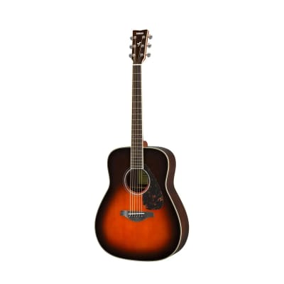 Yamaha FG830S-TBS Acoustic Guitar Tobacco Brown Sunburst | Reverb