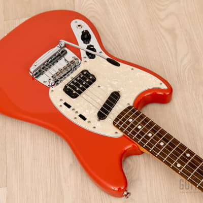 2012 Fender Kurt Cobain Mustang Left-Handed Fiesta Red w/ Seymour Duncan SH-4, Japan MIJ image 8