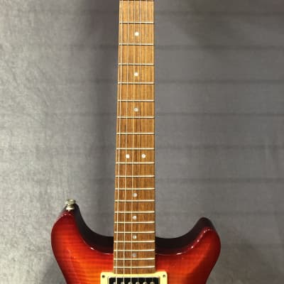 Hamer Artist 59 *RARE* N.O.S. - U.S.A. Made Flame Top Semi-hollow Electric Guitar w/ Case 1997 Burst image 3