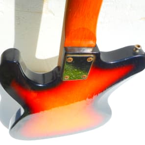 Teisco Telecaster Guitar, 1960's, Japan, Sunburst, Very Cool