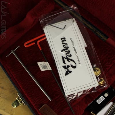 2016 Fodera Emperor Deluxe 5-String Buckeye Burl RARE Bass Tremolo image 17