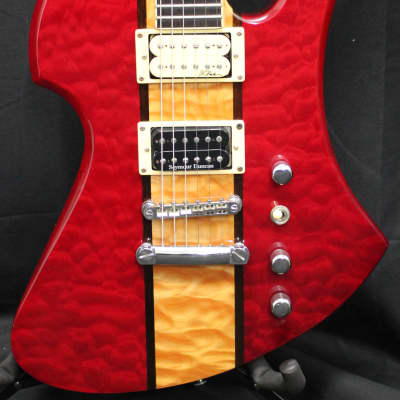B.C. Rich Mockingbird NJ Classic Transparent Red Electric Guitar image 2