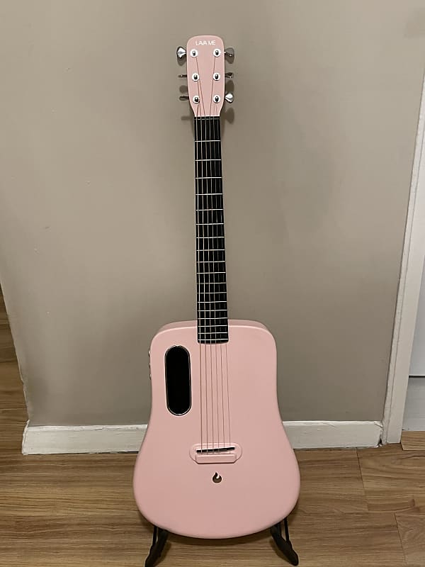Lava Me 2 Pink Carbon Fiber Guitar w/Freeboost PreAmp