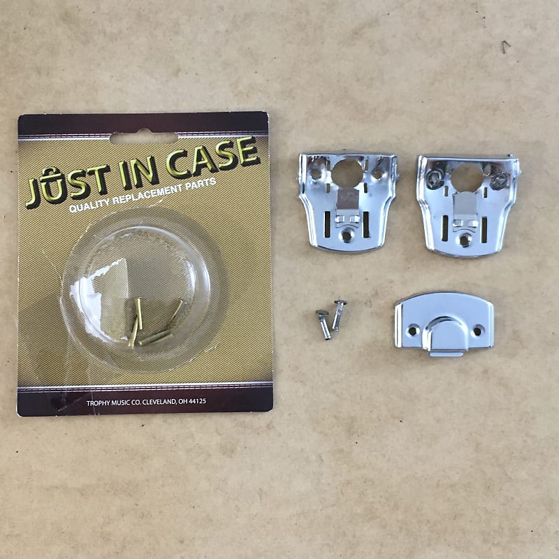 Vintage Style Metal Chrome Gold Rivets Guitar Case Latches Reverb