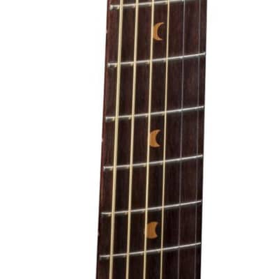 Luna Safari Bamboo 3/4 Scale Travel Acoustic Guitar, Satin Natural w/ Gig Bag image 8