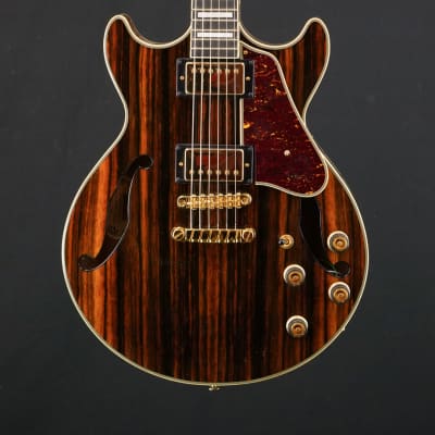 Ibanez Ibanez Artcore Expressionist AM93ME Semi-Hollow Ebony Top Electric Guitar image 2