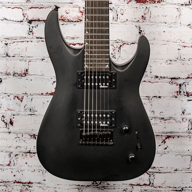 Jackson 7 String Dinky Flat Black x0110 (USED) | Reverb