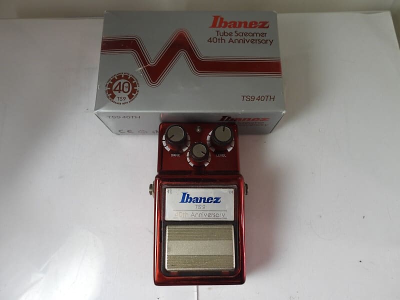 Ibanez TS-9 Tube Screamer Overdrive Effects Pedal 40th | Reverb