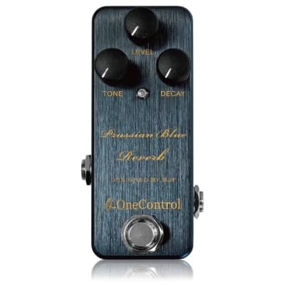 One Control Prussian Blue Reverb Effects Pedal | Reverb