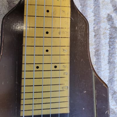 Harmony Lap Steel late 40s early 50s - brown/amber image 5