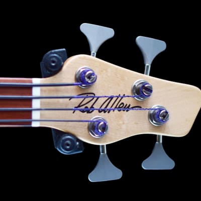 Rob Allen Mouse 30" Flamed Maple Lined Fretless image 6