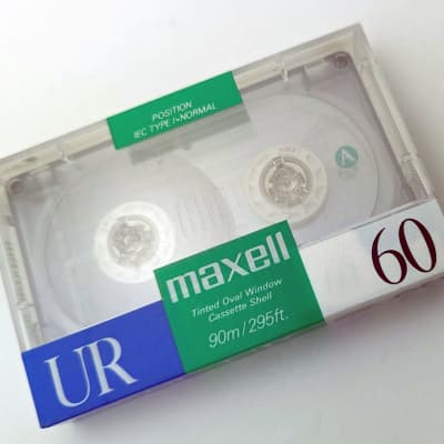 Maxell UDXL C90 Hi Bias vintage pre-recorded blank audio cassette tape Type  2 Type II