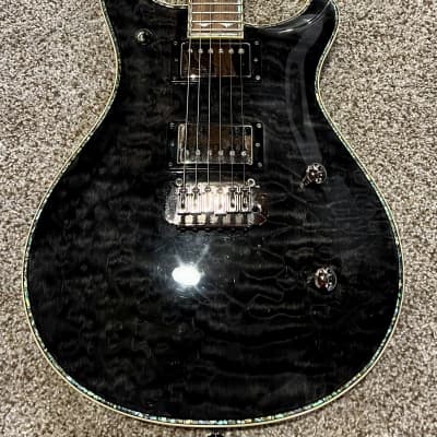 Tradition MTP-450 2005 Quilted Black PRS style Made in Korea abalone for sale