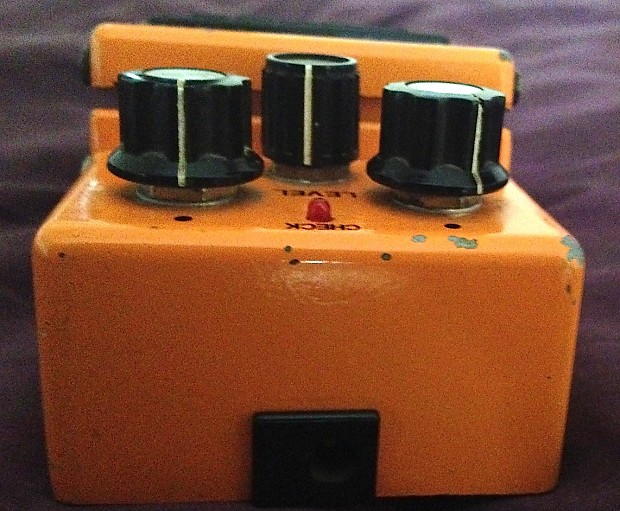 Vintage Aug 1979 BOSS DS-1 Distortion-Silver Screw Long Dash
