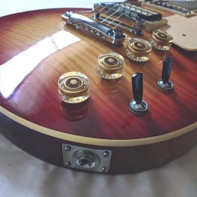 1976 Electra Les Paul MPC X330 Guitar- Cherry Burst- Pro Setup image 6