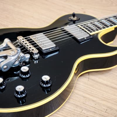 1986 Gibson Les Paul Custom Black Beauty w/ Bigsby Tim Shaw PAFs & Case image 6