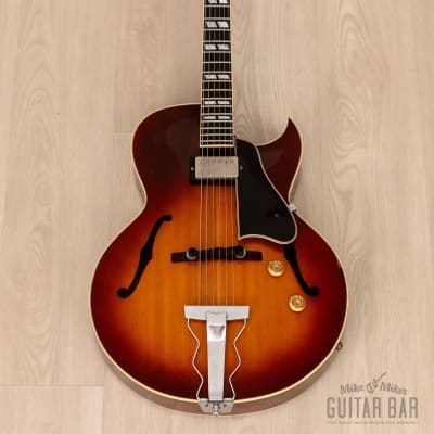 1970s T. and Joodee JP-100 Vintage Archtop L-4C-Style Shiroh Tsuji w/ Dimarzio PAF, Japan image 2