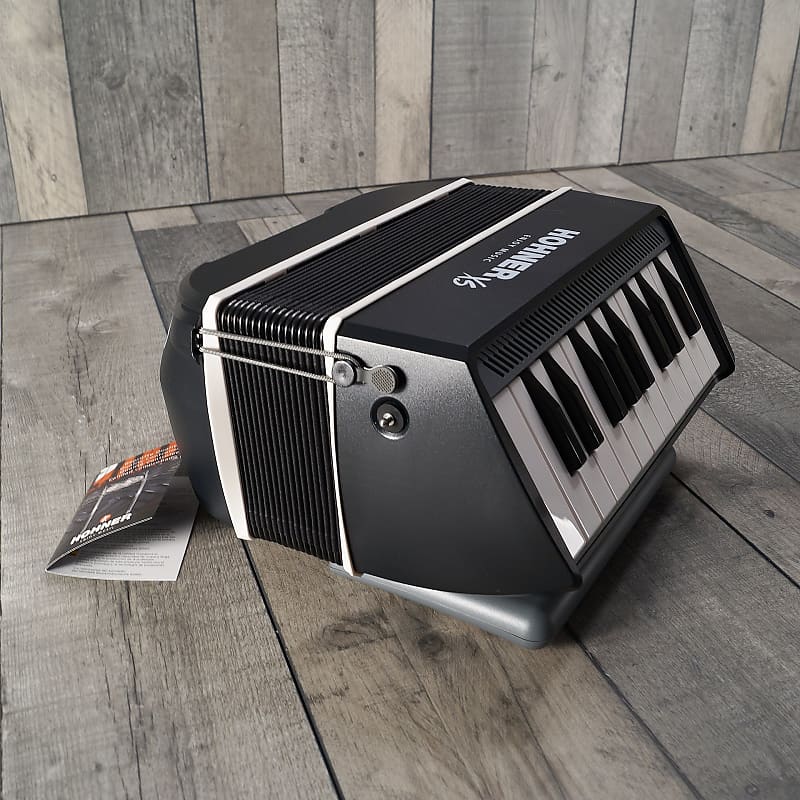 Hohner XS Adult Piano Accordion, Dark Grey