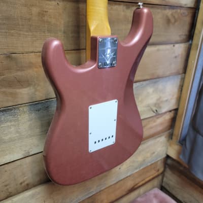 Fender Limited Edition Custom Shop 64 Journeyman Relic Stratocaster - Aged Burgandy Mist w/ Hard Case image 14