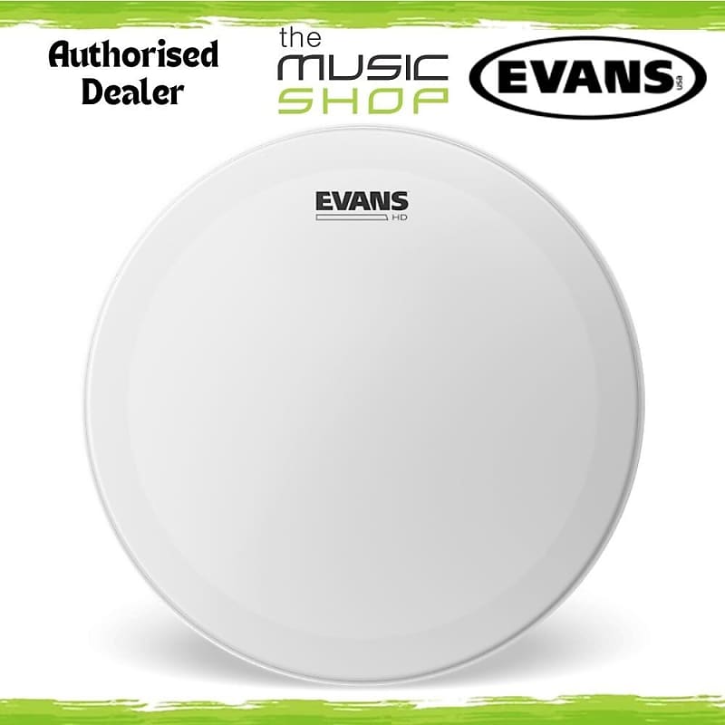 Evans 14" HD Dry (Heavy Duty) Coated Snare Drum Head, 14 Inch Drumhead - B14HDD image 1