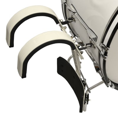 Trixon Field Series Marching Bass Drum 20 By 14" - White image 4