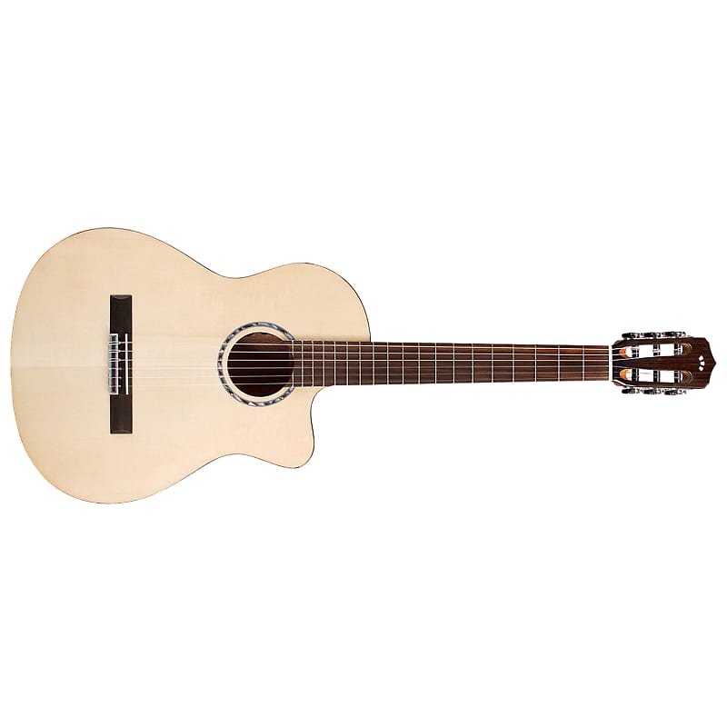 Cordoba Fusion 5 Natural Acoustic Electric Classical Guitar, Solid Spruce Top image 1