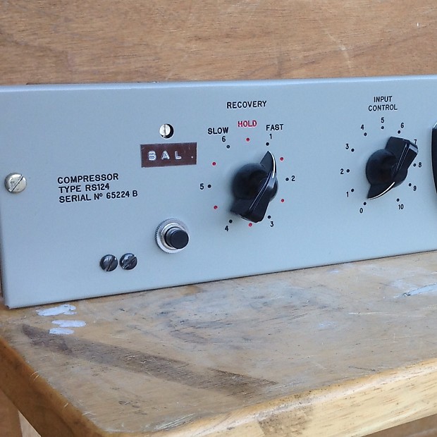 EMI RS 124 Tube Compressor! Altec 436 RS 124 60's