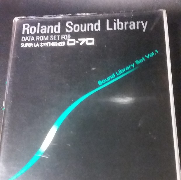 Roland D-70 Synthesizer Data Rom Card Set SL-D70-01