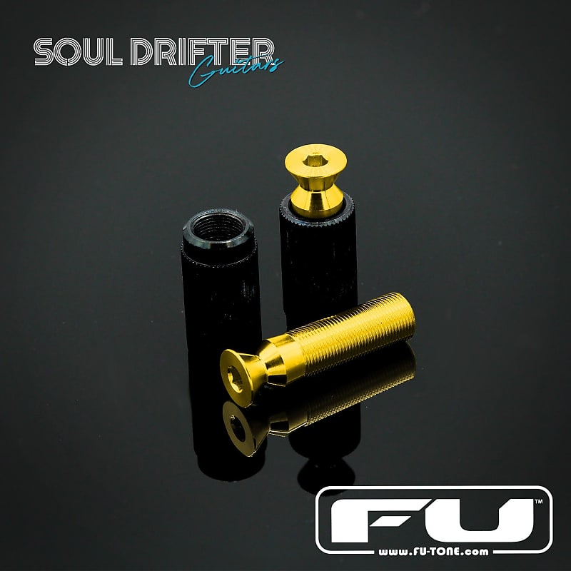 Fu Tone Titanium Bridge Posts Gold Reverb