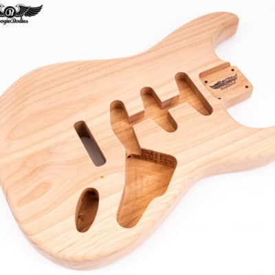 Boogie Bodies ST-1 Unfinished Double Cutaway Solid Electric Guitar Body Alder New! for sale