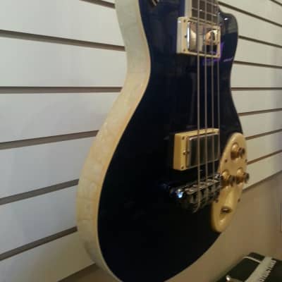 Italia Maranello Bass Blue Sparkle NOS w/ hard case image 10