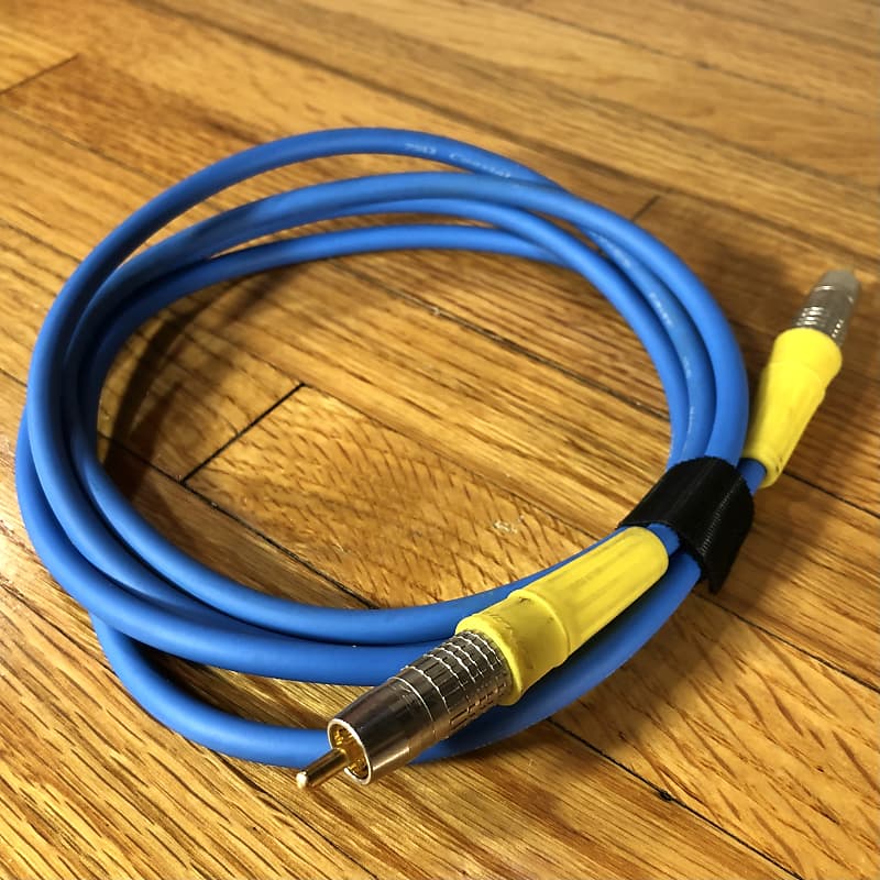 Canare LV-61S 6ft 75ohm Coax Cable - Blue | Reverb