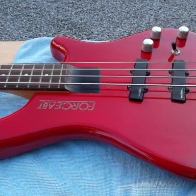 1988 Washburn B-10 Force ABT Active / Passive Bass 80's Red All