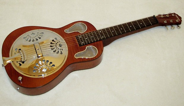 Orpheum ORS18E Square Neck Resonator Acoustic Electric Guitar
