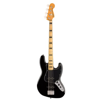 Classic Vibe 70s Jazz Bass Black Squier by FENDER image 8