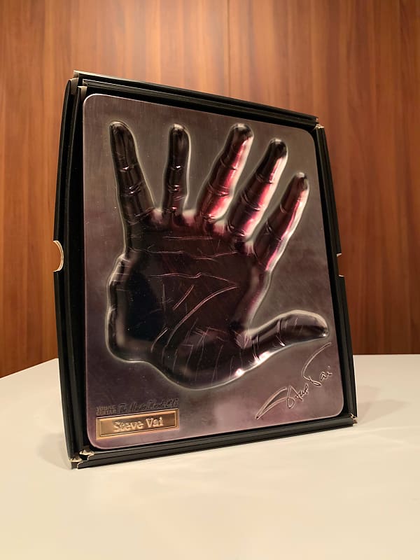 Steve Vai Handprint - Young Guitar “The Master Hands” | Reverb