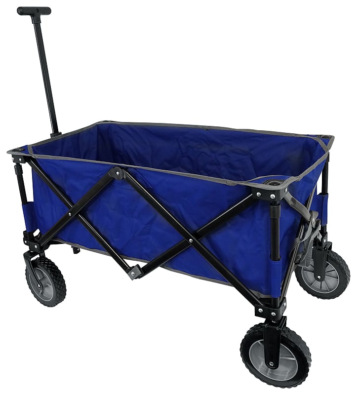 ULINE Foldable Utility Wagon Collapsible Equipment Cart 4 | Reverb