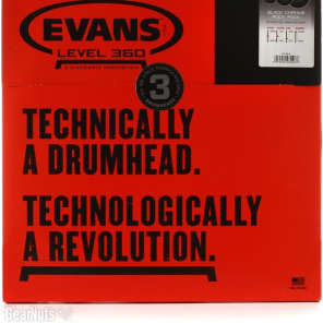 Evans Black Chrome 3-piece Tom Pack - 10/12/16 inch image 4