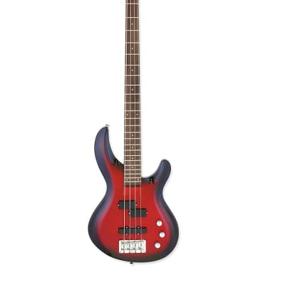 Aria IGB-STD-MRS IGB Basswood Body Carved Top 4-String Electric Bass Guitar for sale