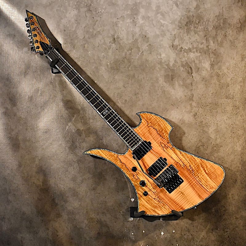 B.C. Rich Left Handed Mockingbird Extreme Exotic FR 2020 Spalted Maple Lefty Guitar image 1