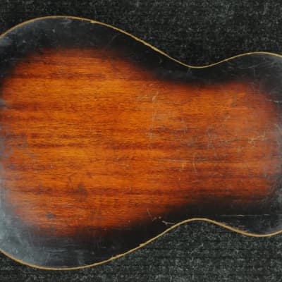 Regal Round Neck Resonator Guitar 1930s Sunburst image 5