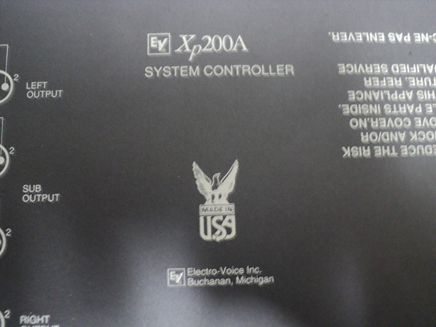 EV Electro Voice XP200A System Controller | Reverb